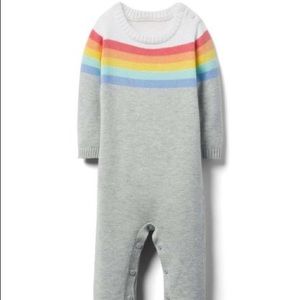 NWT Janie & Jack Knit Rainbow Outfit
